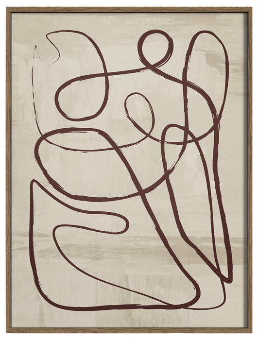 Toile décorative encadrée « Irregularity » - 18 po x 24 po