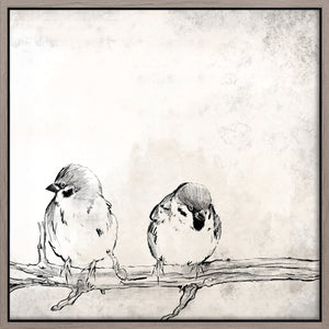 Toile décorative encadrée « Gathering II » - 22 po x 22 po 