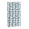 Ensemble d’accessoires de salle de bain 14 pièces à motif de diamants avec panier à linge, rideau de douche en CAV/E et 12 crochets en R