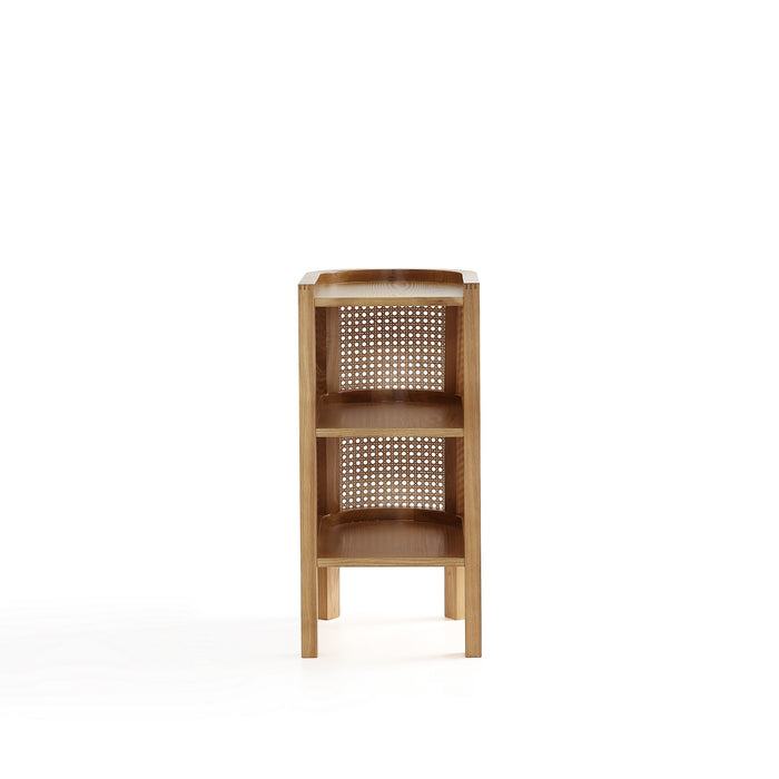 Table de bout Versailles de Manhattan Comfort - canne naturelle