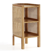 Table de bout Versailles de Manhattan Comfort - canne naturelle