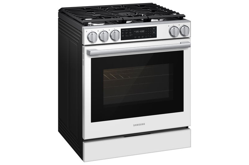 Cuisinière encastrée Samsung de 6 pi3 à convection véritable avec friture à air Air Fry Max - blanc - NSG80H60SWAA
