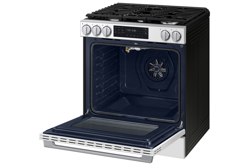 Cuisinière encastrée Samsung de 6 pi3 à convection véritable avec friture à air Air Fry Max - blanc - NSG80H60SWAA