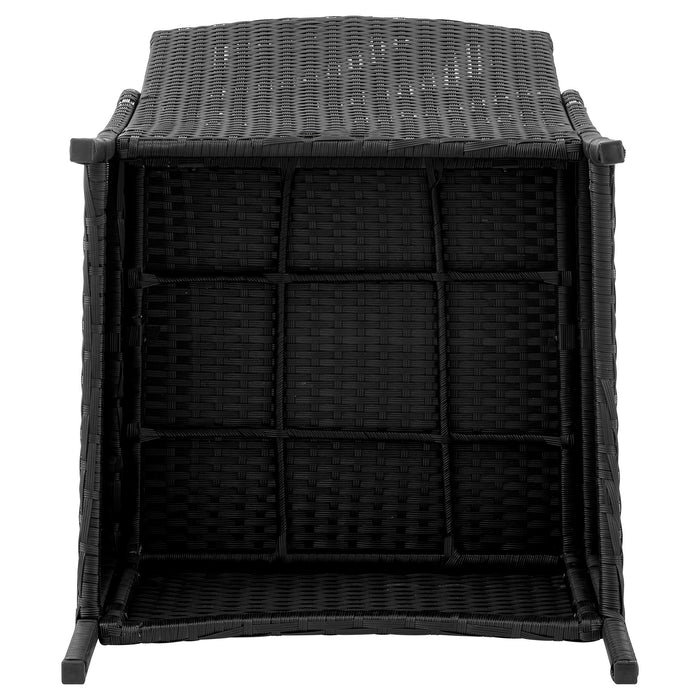 Ensemble de conversation Imperia de Manhattan Comfort 3 pièces en acier et en rotin pour la terrasse - gris