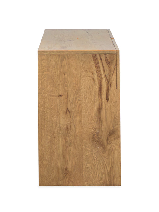 Table de salon Orsman de 56 po avec rangement - caramel rustique