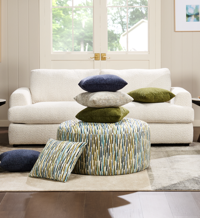 Coussin décoratif Sofa Lab en tissu - tissu décoratif Rust