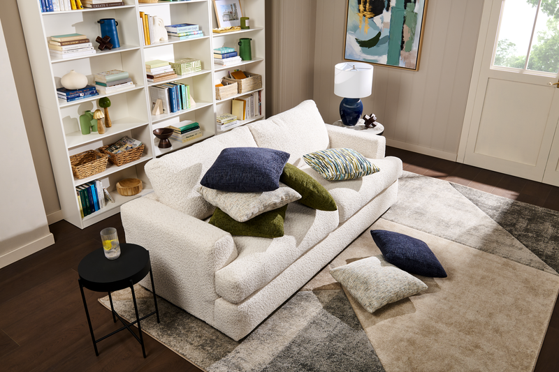 Coussin décoratif Sofa Lab en tissu - tissu décoratif Rust