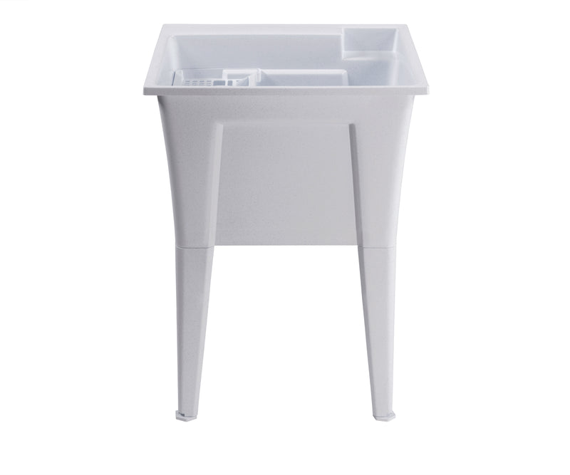 Armoire d’appoint Palary avec cuve pour la buanderie - blanche