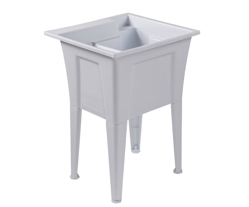 Armoire d’appoint Palary avec cuve pour la buanderie - blanche