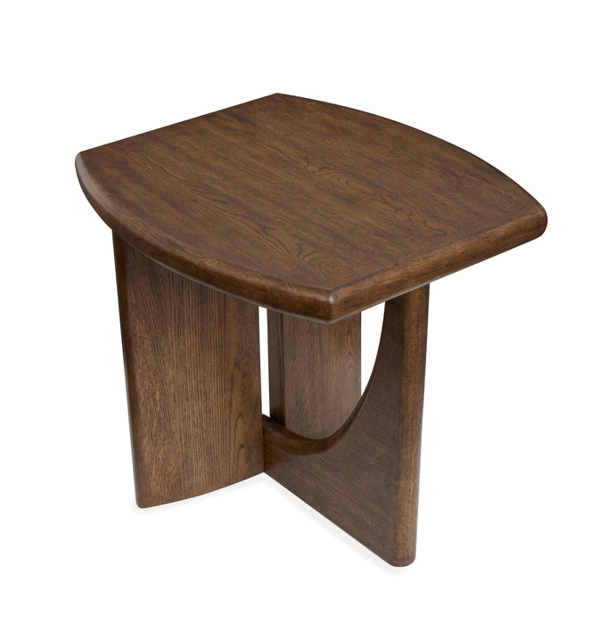 Table de bout Parry de 22 po - brun terre de Sienne