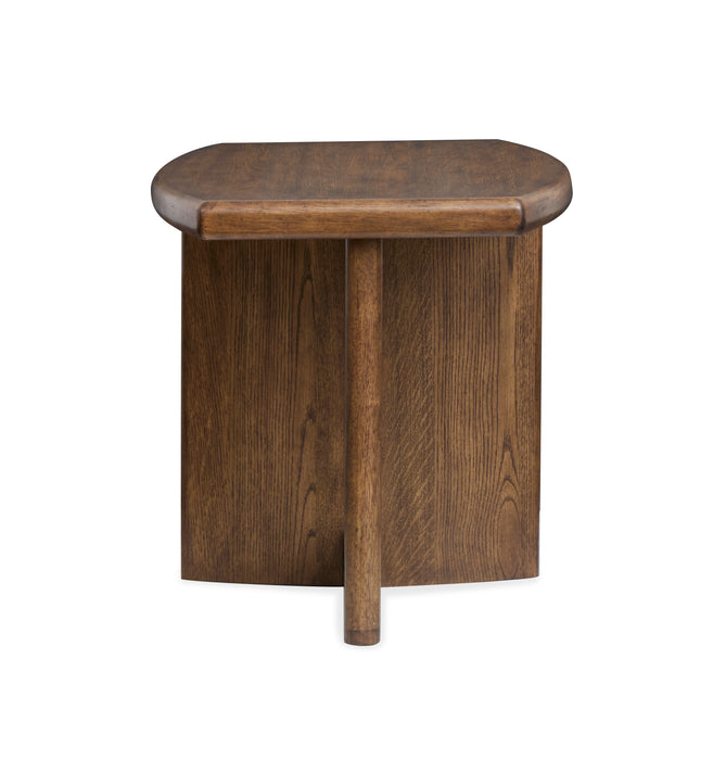 Table de bout Parry de 22 po - brun terre de Sienne