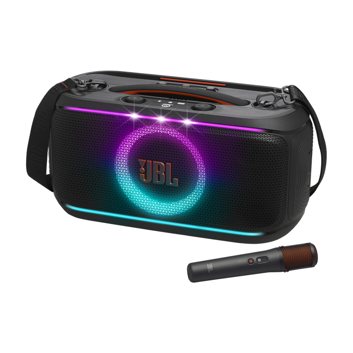 Haut-parleur de fête sans fil de 100 W PartyBox On-The-Go 2 Plus de JBL avec son JBL Pro (JBLPBOTG2PLBAM) - noir
