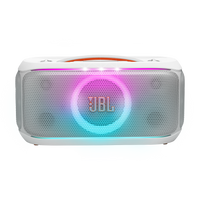 Haut-parleur de fête sans fil de 100 W PartyBox On-The-Go 2 Plus de JBL avec son JBL Pro (JBLPBOTG2PLWAM) - blanc