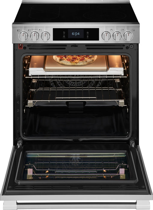 Cuisinière électrique Frigidaire Professional de 6,2 pi³ avec pizza cuite sur pierre - acier inoxydable - PCFEC085BF