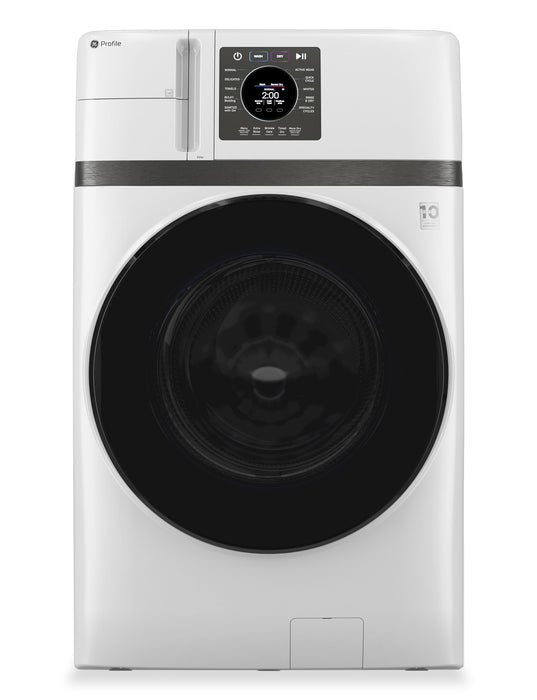 Appareil laveuse-sécheuse tout-en-un GE Profile de 5,3 pi3 à chargement frontal avec pompe à chaleur sans ventilation - blanc - PFQ83HSSWWW