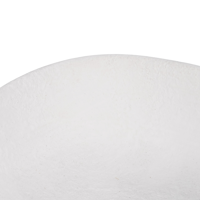 Bol rectangulaire arrondi de 10 po en céramique - blanc 