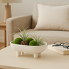 10” Ceramic Rounded Rectangle Bowl– White  | Bol rectangulaire arrondi de 10 po en céramique - blanc
