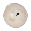 5” Ceramic Cat Orb Decoration – White | Chat sphérique décoratif de 5 po en céramique - blanc