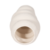 12” Ceramic Hand Scribed Cairn Vase – Ivory  | Vase à motifs gravés à la main de 12 po en céramique d'apparence cairn - ivoire