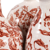 6.75” Set of 3 Ceramic Floral Cottage Bud Vases – Red and Ivory  | Ensemble de 3 vases à fleurs Cottage de 6,75 po en céramique à motif floral- rouge et ivoire
