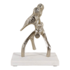 7.75” Birds on a Branch with Marble Base – Gold | Oiseaux sur une branche de 7,75 po avec base en marbre - dorés