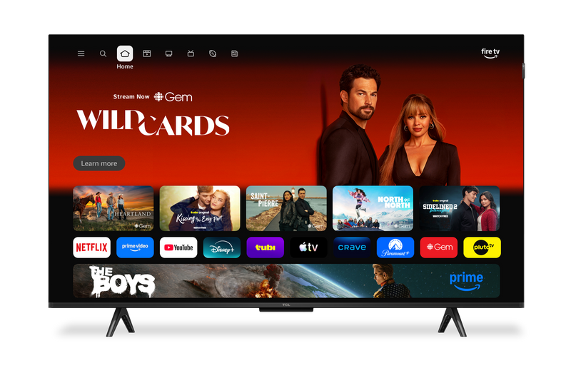 Téléviseur intelligent QD-Mini DEL QLED TCL de série Q6L UHD 4K de 85 po avec HDR et Fire TV (85Q6L) - modèle 2026