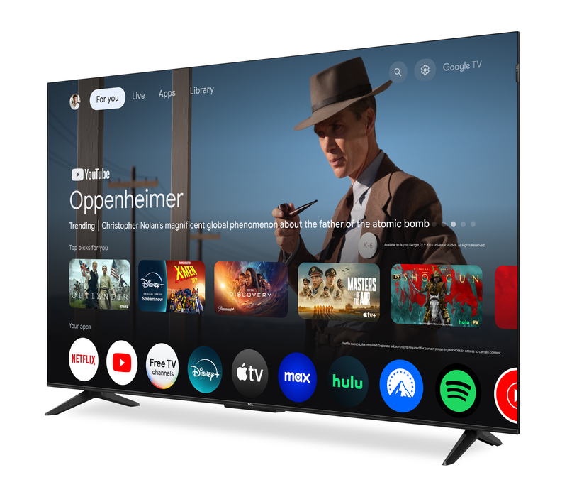 Téléviseur intelligent QLED TCL catégorie Q UHD 4K de 50 po avec HDR et Google TVMC – 50Q51K