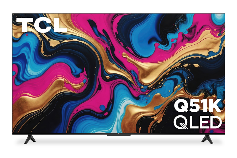 Téléviseur intelligent QLED TCL catégorie Q UHD 4K de 50 po avec HDR et Google TVMC – 50Q51K