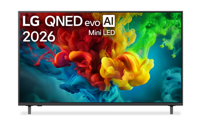 LG 55" QNED82 Mini-LED 4K Smart webOS TV (55QNED82BUA.ACC) – 2026 Model | Téléviseur intelligent Mini DEL LG QNED82 4K de 55 po avec webOS (55QNED82BUA.ACC) - modèle 2026