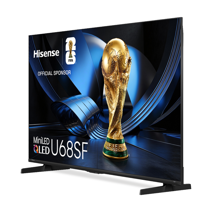 Téléviseur QLED Hisense U68SF UHD 4K de 75 po avec Mini DEL et IA (75U68SF) - modèle 2026