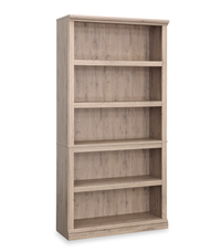Bibliothèque Alcott de 35,28 po à 5 tablettes dont 3 tablettes réglables - chêne Laurel