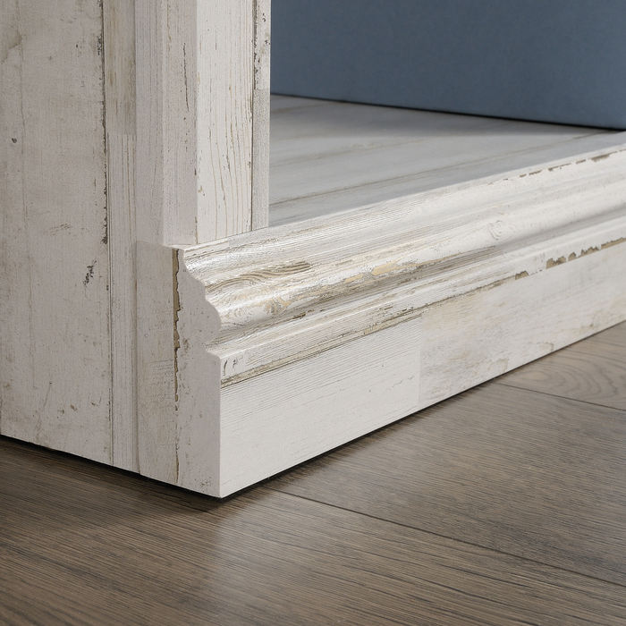 Bibliothèque Alcott de 35,28 po à 5 tablettes dont 3 tablettes réglables - bois blanc