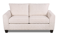  Sofa personnalisable Arc de Sofa Lab de 86 po de format condo fabriqué au Canada en tissu - Chenille White