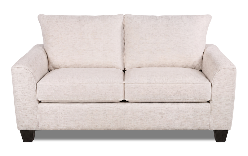 Sofa personnalisable Arc de Sofa Lab de 86 po de format condo fabriqué au Canada en tissu - Chenille White