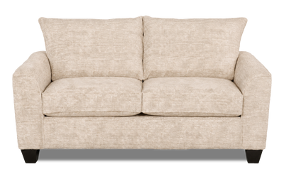 Made in Canada Customizable Sofa Lab Arc 86" Fabric Condo Sofa  – Plush Parchment | Sofa personnalisable Arc de Sofa Lab de 86 po de format condo fabriqué au Canada en tissu - Plush Parchment