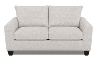 Sofa personnalisable Arc de Sofa Lab de 86 po de format condo fabriqué au Canada en tissu - Plush Oyster