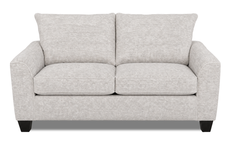 Sofa personnalisable Arc de Sofa Lab de 86 po de format condo fabriqué au Canada en tissu -  Plush Oyster