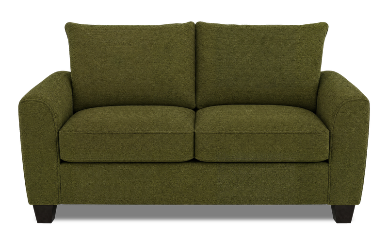 Sofa personnalisable Arc de Sofa Lab de 86 po de format condo fabriqué au Canada en tissu - Chenille Moss