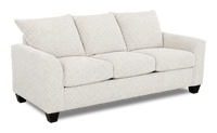 Sofa personnalisable Arc de Sofa Lab de 86 po fabriqué au Canada en tissu - Teddy Riverrock