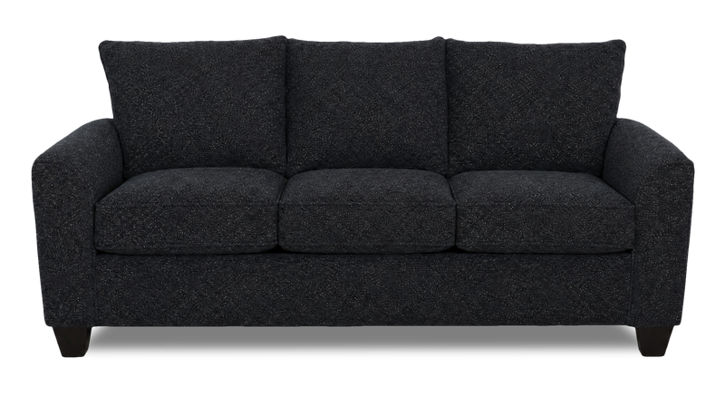Sofa personnalisable Arc de Sofa Lab de 86 po fabriqué au Canada en tissu - Teddy Raven