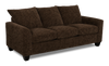 Made in Canada Customizable Sofa Lab Arc 86" Fabric Sofa  – Plush Chocolate | Sofa personnalisable Arc de Sofa Lab de 86 po fabriqué au Canada en tissu - Plush Chocolate
