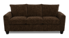 Made in Canada Customizable Sofa Lab Arc 86" Fabric Sofa  – Plush Chocolate | Sofa personnalisable Arc de Sofa Lab de 86 po fabriqué au Canada en tissu - Plush Chocolate