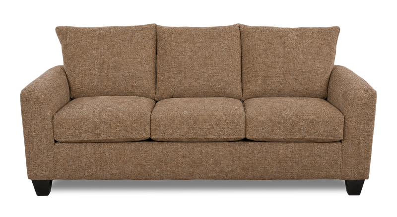 Sofa personnalisable Arc de Sofa Lab de 86 po fabriqué au Canada en tissu - Chenille Praline