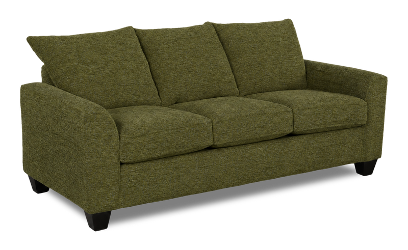 Sofa personnalisable Arc de Sofa Lab de 86 po fabriqué au Canada en tissu - Chenille Moss