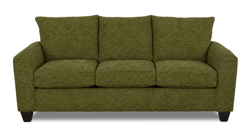 Sofa personnalisable Arc de Sofa Lab de 86 po fabriqué au Canada en tissu - Chenille Moss