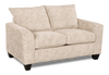 Causeuse personnalisable Roll de Sofa Lab de 63 po fabriqué au Canada en tissu - Plush Parchment