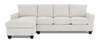 Made in Canada Customizable Sofa Lab Arc Left-Facing Fabric Sofa Chaise - Teddy Riverrock | Sofa avec fauteuil long de gauche personnalisable Arc de Sofa Lab fabriqué au Canada en tissu - Teddy Riverrock