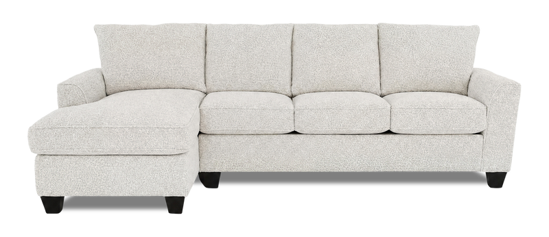 Sofa avec fauteuil long de gauche personnalisable Arc de Sofa Lab fabriqué au Canada en tissu - Teddy Riverrock