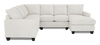 Made in Canada Customizable Sofa Lab Arc 3 Piece Right-Facing Fabric Sectional with Chaise – Teddy Riverrock | Sofa sectionnel de droite 3 pièces avec fauteuil long personnalisable Arc de Sofa Lab fabriqué au Canada en tissu - Teddy Riverrock