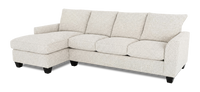  Sofa-lit sectionnel de gauche personnalisable Arc de Sofa Lab fabriqué au Canada en tissu - Teddy Riverrock